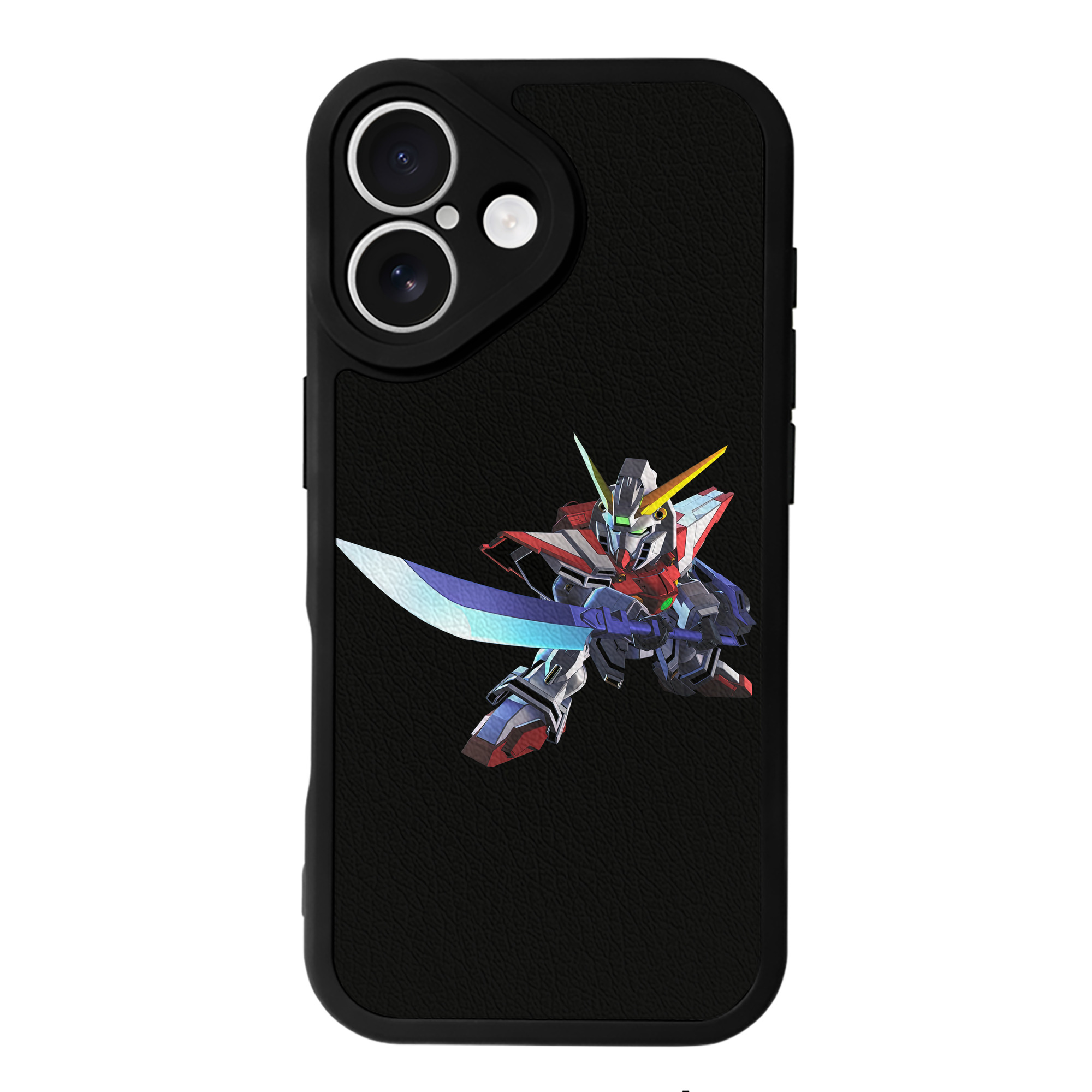 （画像用） 機動戦士ガンダム Mobile Suit Gundam 【iPhone 16シリーズ対応】シリコンスマホケース（レザー調） 材質：シリコン